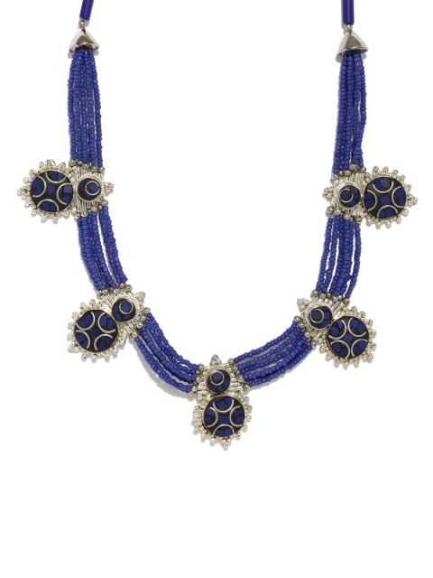 

Anouk Blue Beaded Statement Necklace