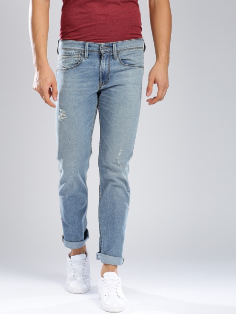 

Levis Men Blue 511 Slim Fit Mid-Rise Mildly Distressed Stretchable Jeans