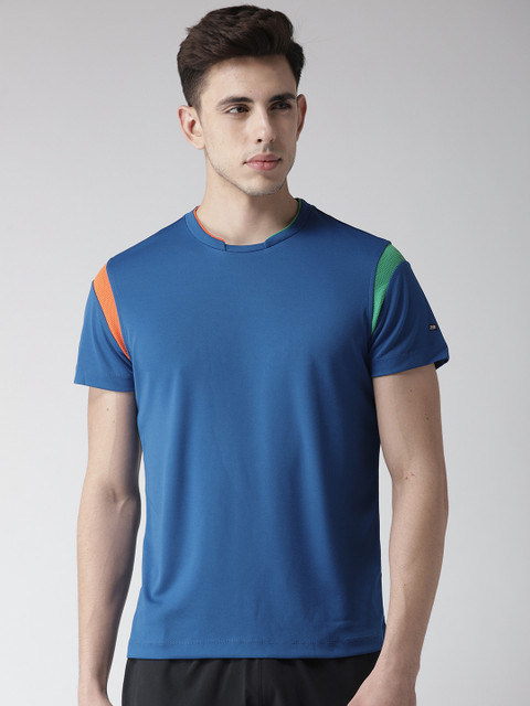 

Arrow Sport Men Blue Solid Round Neck T-shirt
