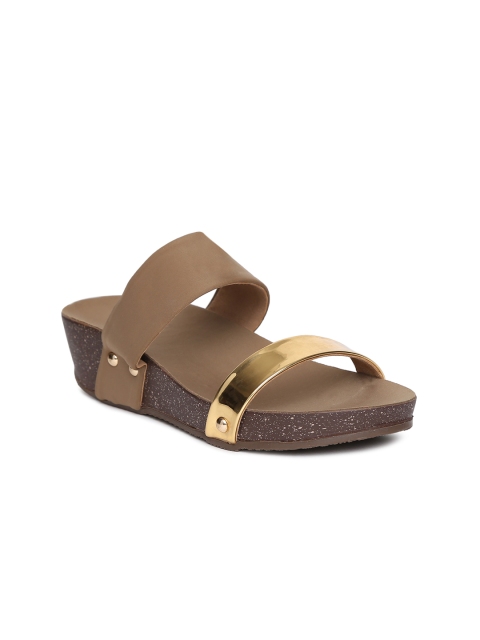 

Inc 5 Women Brown Colourblocked Sandals