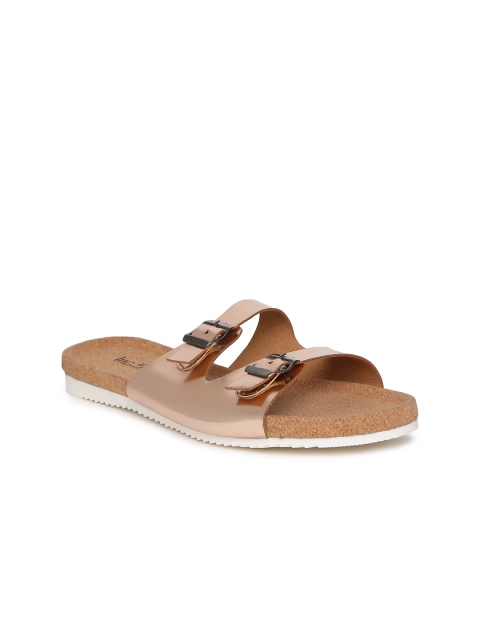 

Inc 5 Women Gold-Toned Solid Flats
