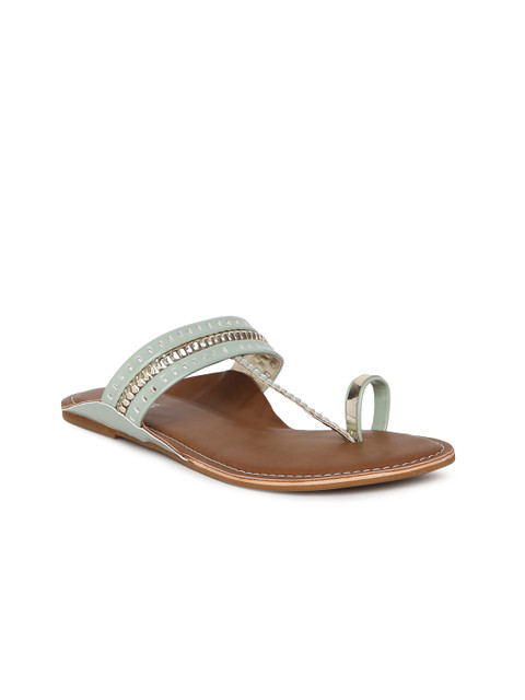 

Inc 5 Women Green One Toe Flats