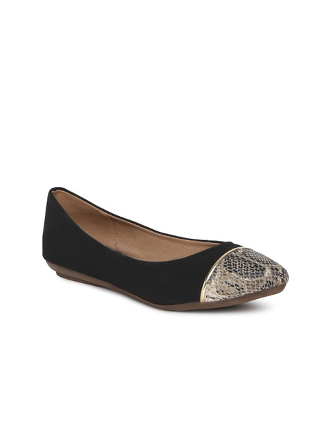

Inc 5 Women Black Printed Ballerinas