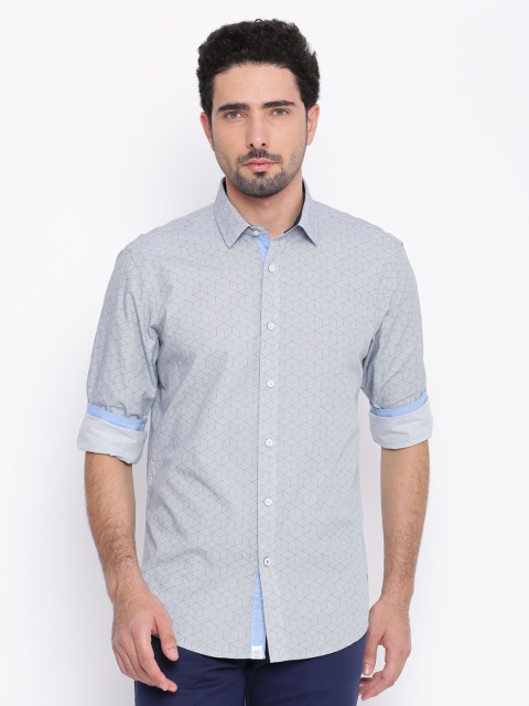 

Solly Sport Men Grey Regular Fit Printed Casual Shirt