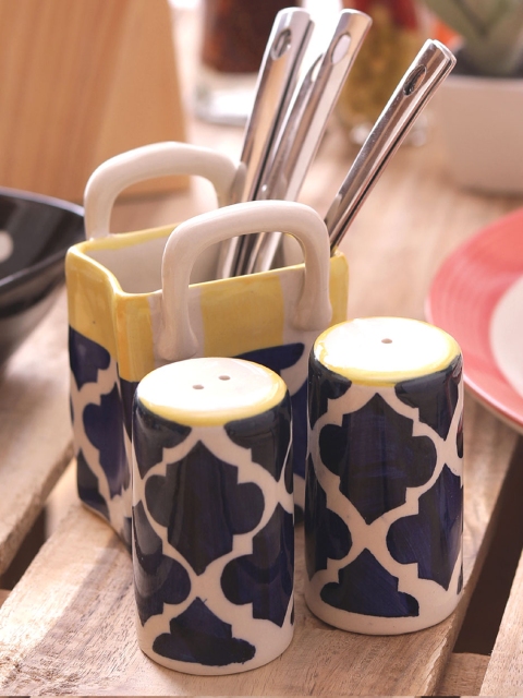 

VarEesha Black Ceramic Cutlery Holder