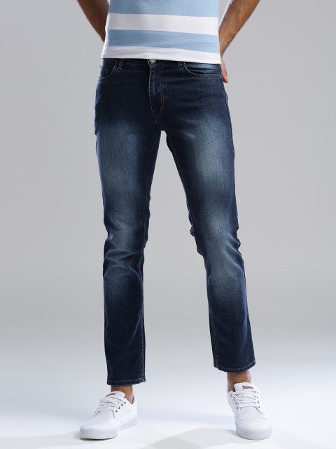 

Hubberholme Men Blue Slim Fit Mid-Rise Clean Look Stretchable Jeans
