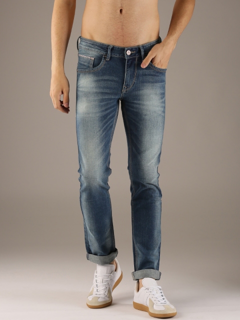 

Flying Machine Men Blue Jackson Skinny Fit Mid-Rise Clean Look Stretchable Jeans