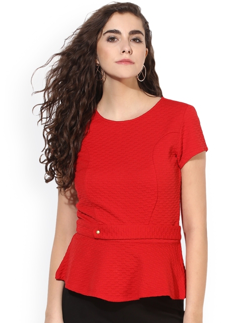 

Kazo Women Red Solid Top