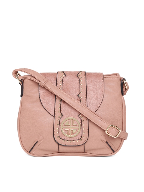 

Carlton London Dusty Pink Solid Sling Bag