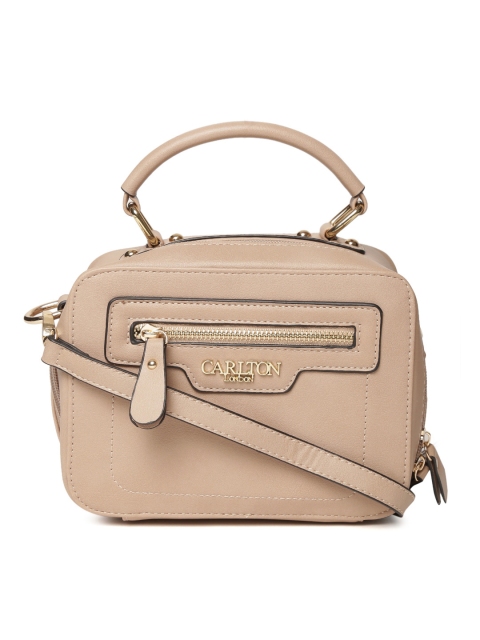 

Carlton London Beige Solid Sling Bag