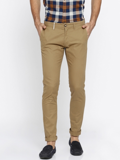 

U.S. Polo Assn. Men Khaki Slim Fit Solid Chinos