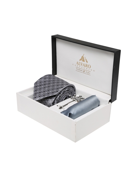 

Alvaro Castagnino Men Grey Accessory Gift Set