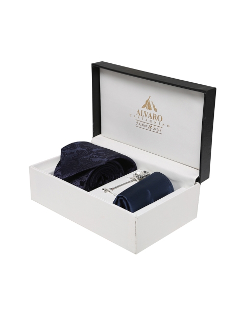 

Alvaro Castagnino Men Navy Blue Accessory Gift Set