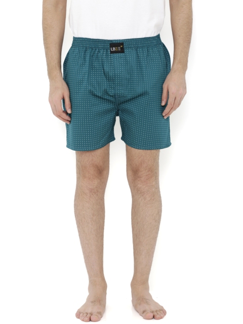 

London Bee Men Green Printed Boxers MLB0147