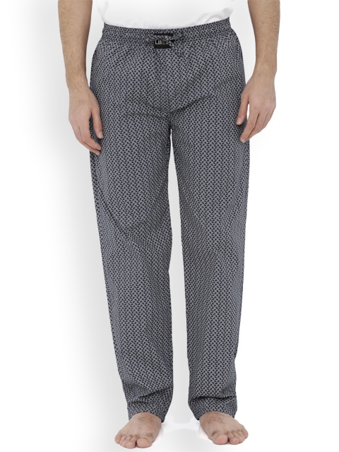 

London Bee Men Navy Blue Printed Pyjamas MPLB0106