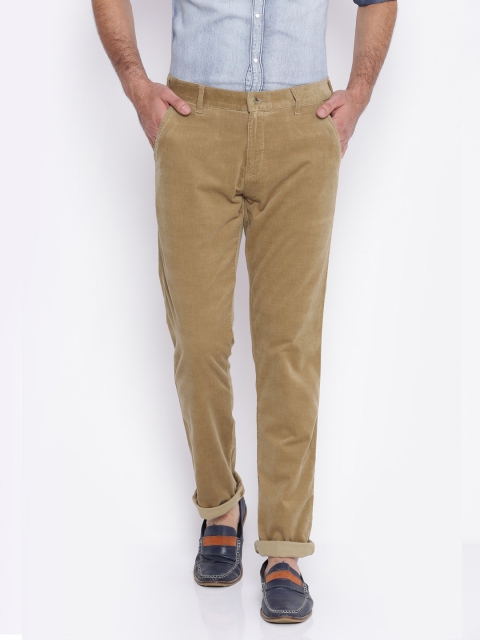 

Nature Casuals Men Khaki Slim Fit Solid Chinos