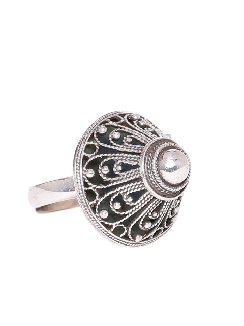

ADORN by Nikita Ladiwala Oxidised Sterling Silver Adjustable Ring