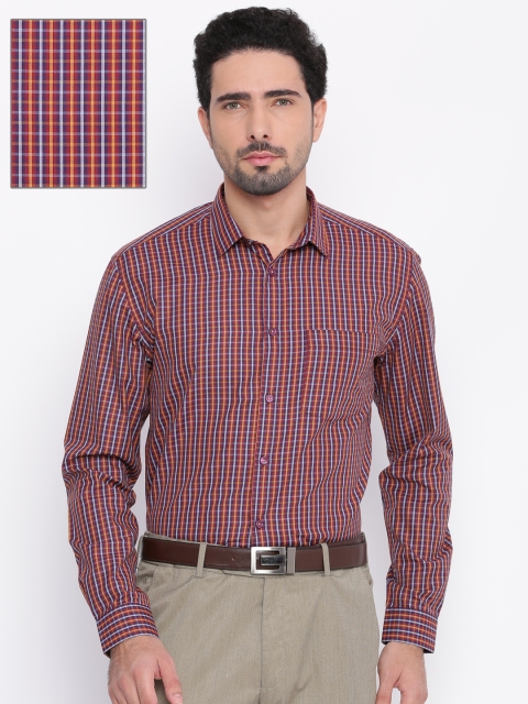

Independence Men Multicoloured Slim Fit Checked Formal Shirt, Multi
