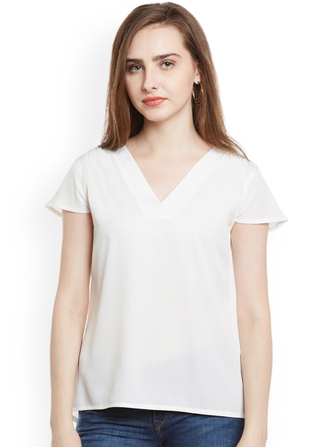 

Oxolloxo Women White Solid Top