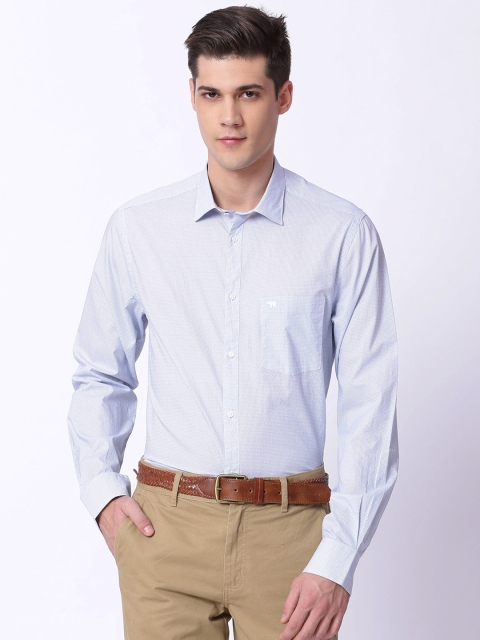 

THE BEAR HOUSE Men Blue Club Slim Fit Printed Smart Casual Shirt