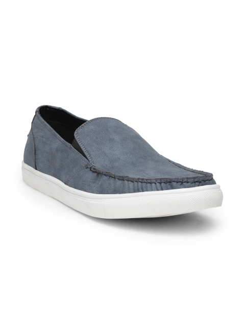 

San Frissco Men Blue Slip-On Sneakers