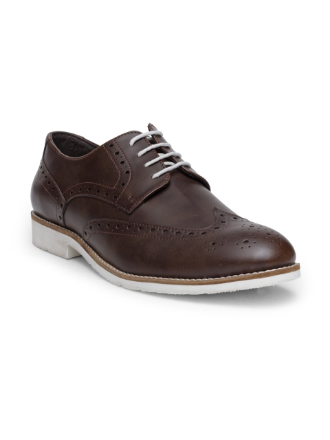 

San Frissco Men Coffee Brown Brogues