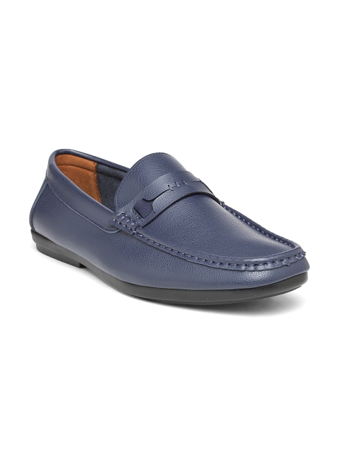 

San Frissco Men Navy Blue Loafers