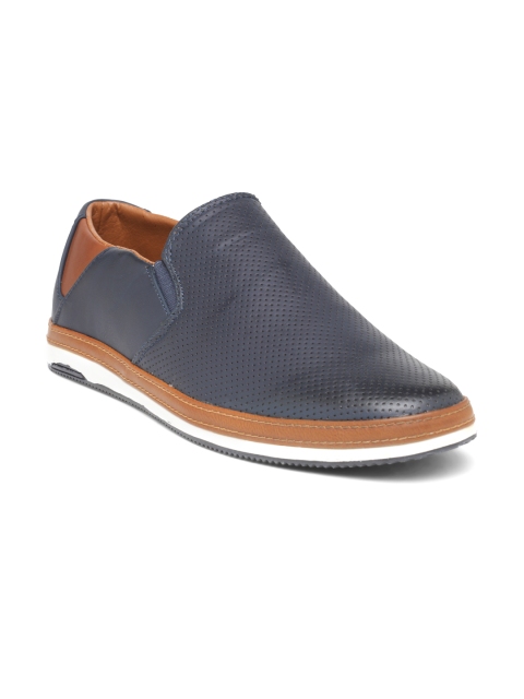 

San Frissco Men Navy Slip-Ons, Navy blue