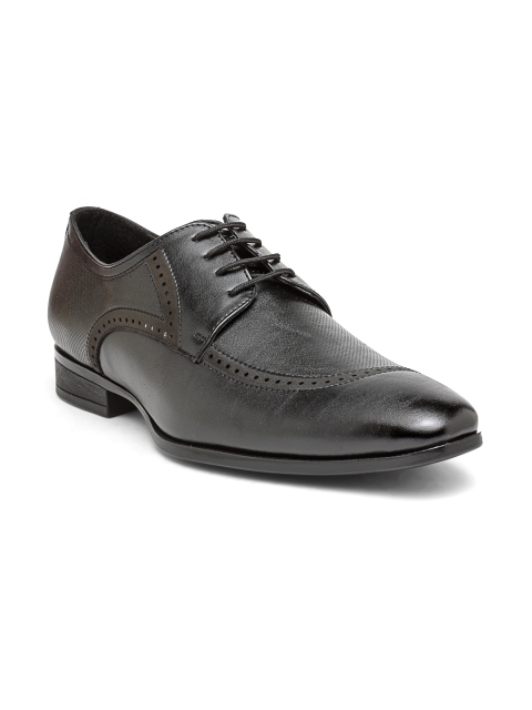 

San Frissco Men Brown Derbys, Black