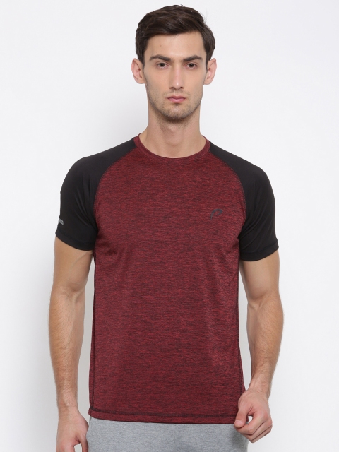 

Proline Active Men Red & Black Round Neck T-shirt