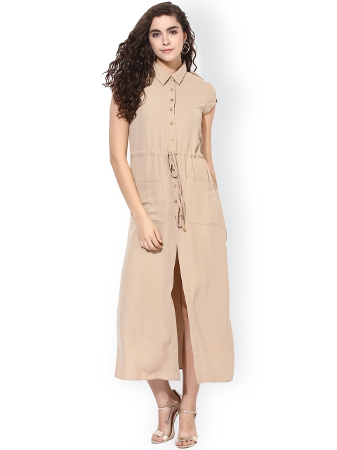 

Kazo Women Beige Maxi Dress