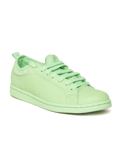

DC Women Green Leather Sneakers