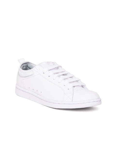 

DC Women White Leather Sneakers