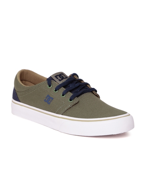 

DC Men Olive Green Sneakers