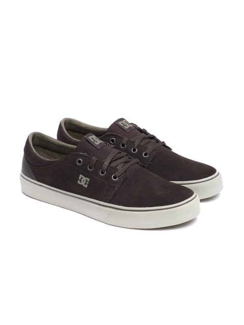 

DC Men Olive Brown Sneakers