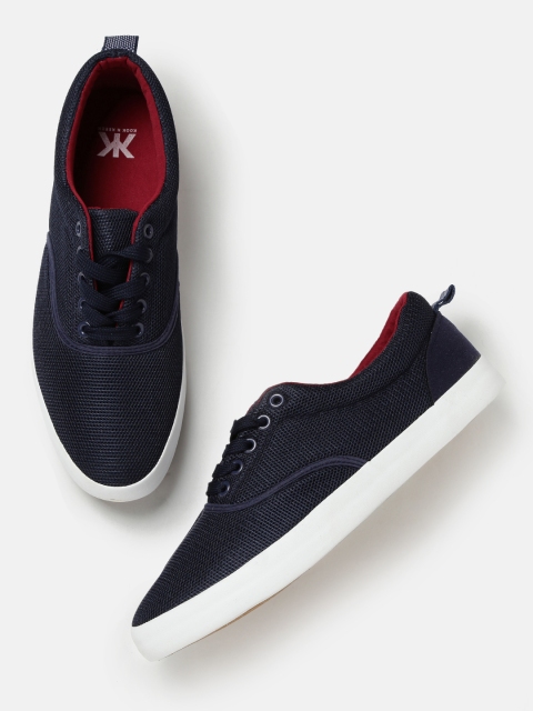 

Kook N Keech Men Navy Blue Sneakers