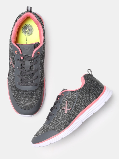 

HRX by Hrithik Roshan Women Grey Flash Knit Running Shoes