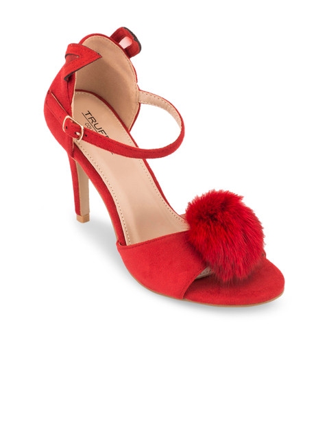 

Truffle Collection Women Red Solid Sandals