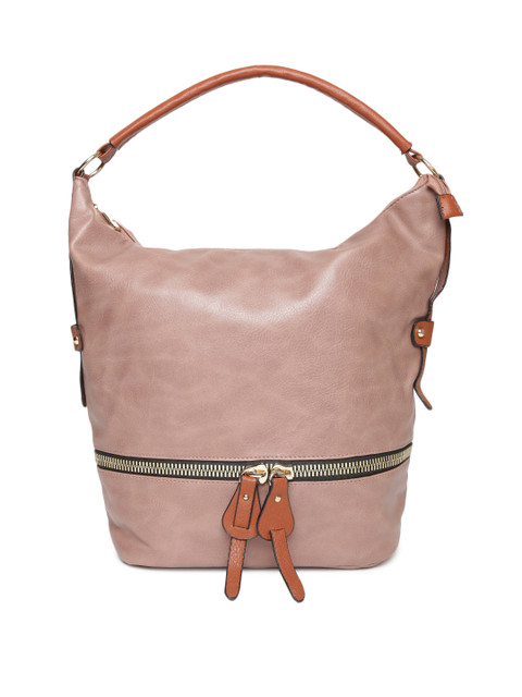 

red pout Mauve Solid Hobo Bag