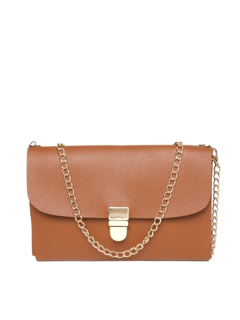 

red pout Brown Solid Sling Bag