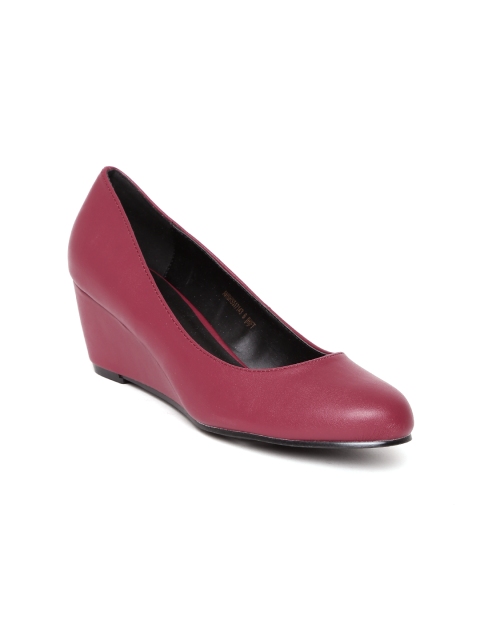 

Allen Solly Women Maroon Solid Wedges