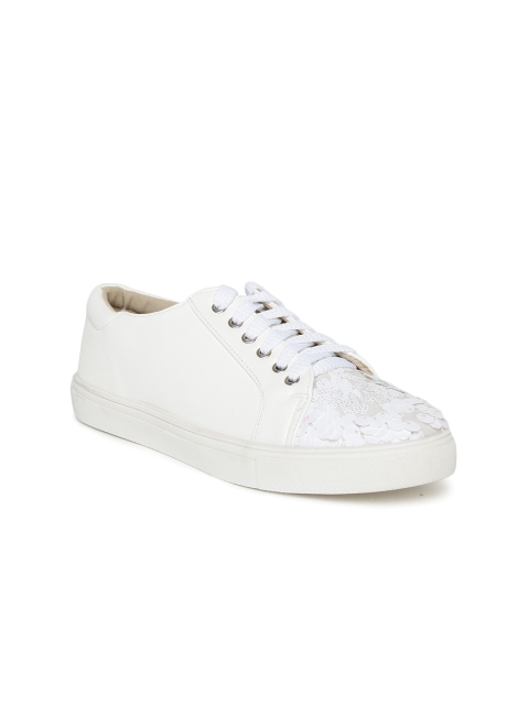

Ginger by Lifestyle Women White Embellished Sneakers