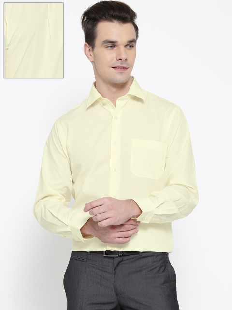 

Arrow Men Yellow Solid Formal Shirt