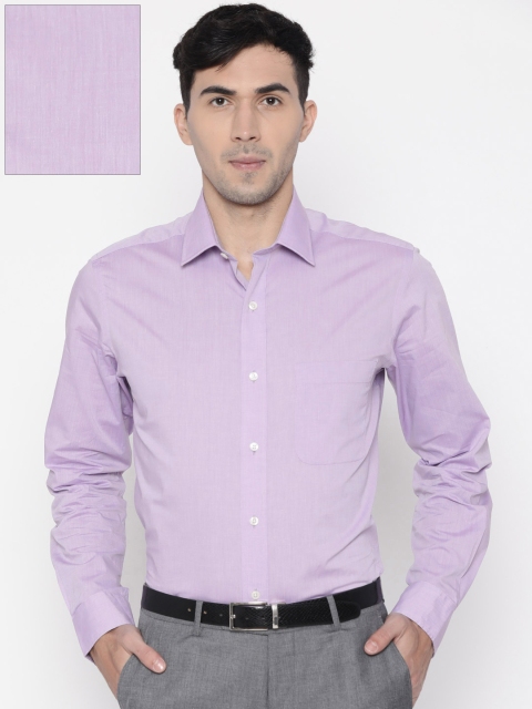 

Arrow Men Lavender Regular Fit Solid Formal Shirt