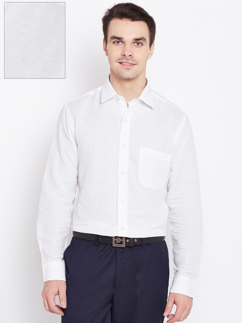 

Arrow Men White Solid Formal Sustainable Shirt