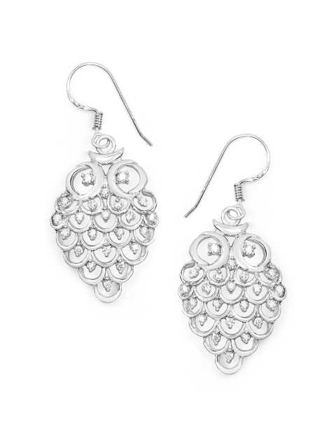 

Johareez Silver Classic Drop Earrings
