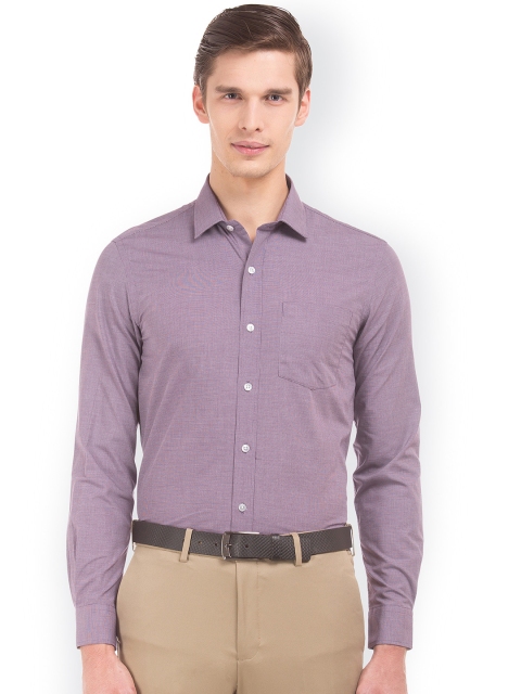 

Arrow Men Purple Slim Fit Solid Formal Shirt