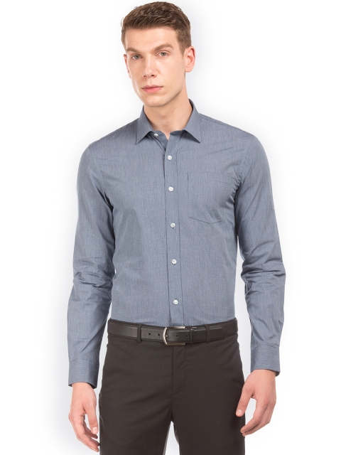 

Arrow Men Blue Slim Fit Checked Casual Shirt