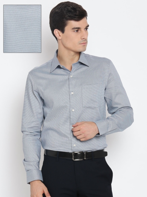 

Arrow Men Grey Regular Fit Self Design Formal Shirt