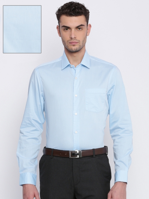 

Arrow Men Blue Slim Fit Solid Formal Shirt
